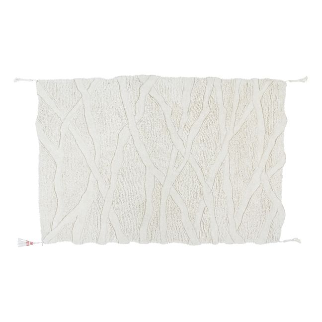 Tapis en laine Enkang | Ivoire