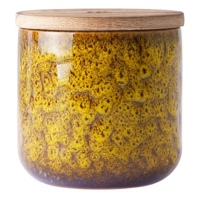 Cocktail in Manhattan Ceramic Candle  Yellow