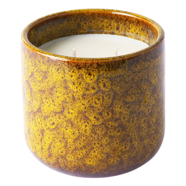 Cocktail in Manhattan Ceramic Candle  Yellow