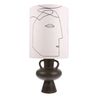 Abat-jour cylindre Visage en lin-medium