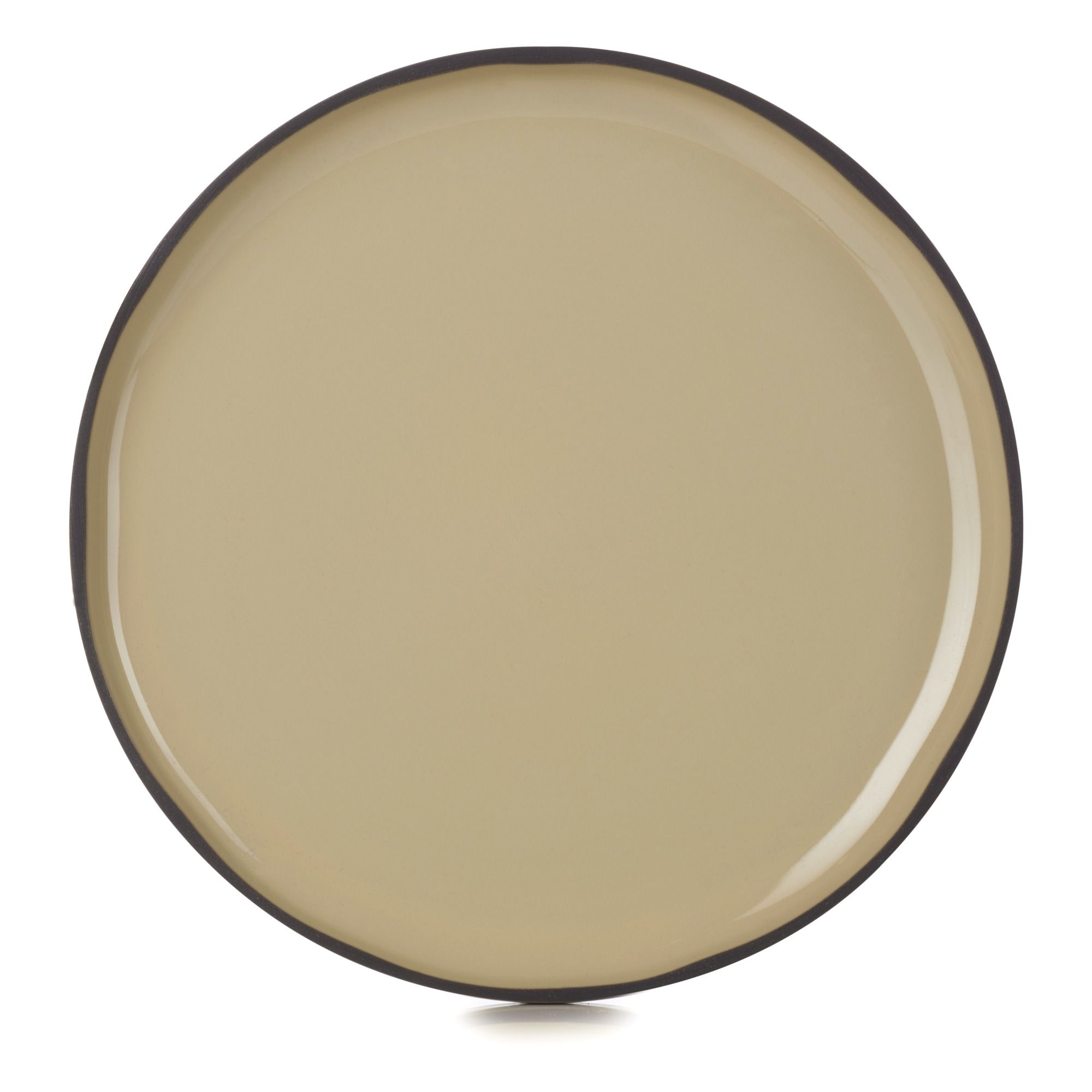 Revol - Assiette Caractère en porcelaine 15 cm - Set de 4 - Muscade