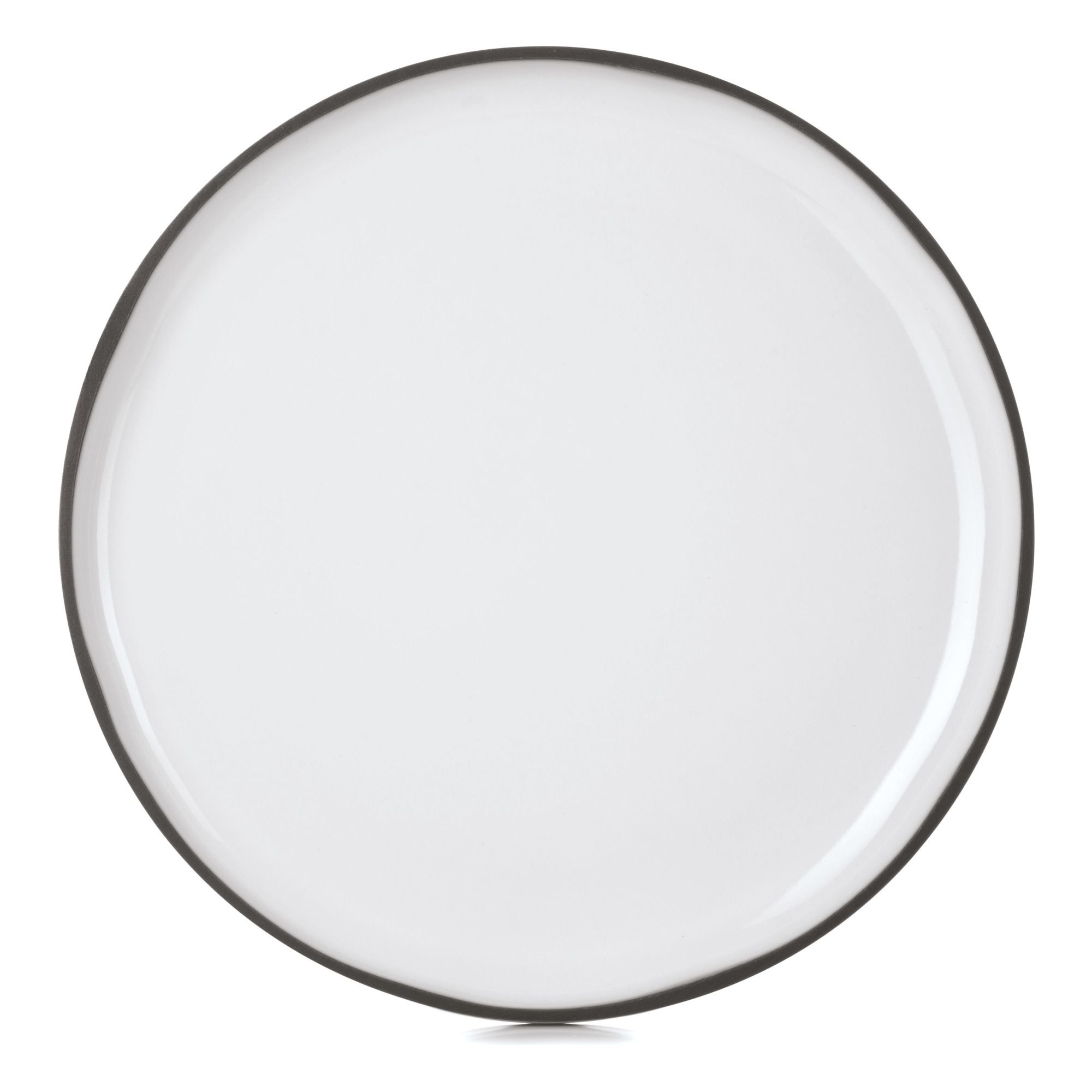 Revol - Assiette Caractère en porcelaine 21 cm - Set de 4 - Blanc Cumulus