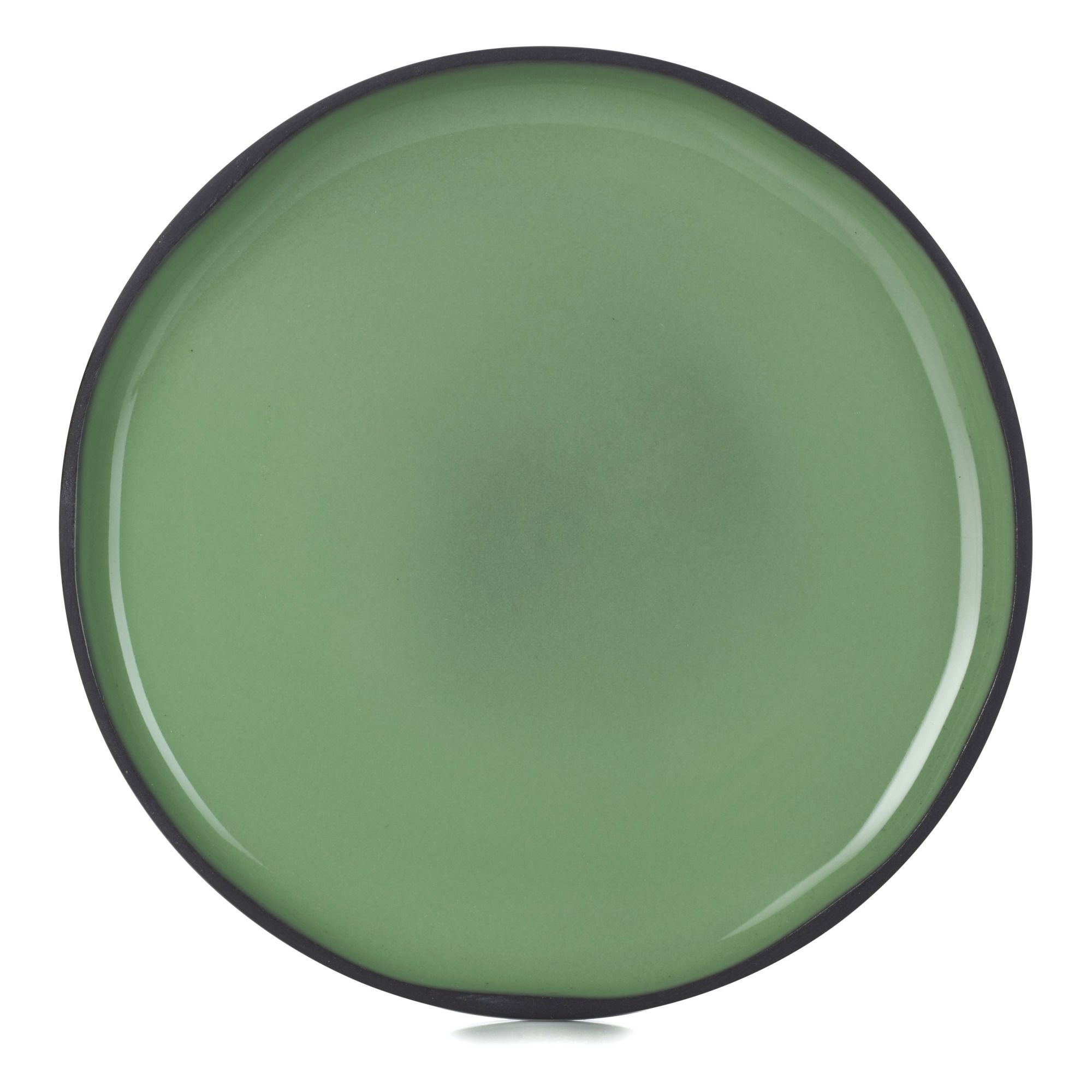 Revol - Assiette Caractère en porcelaine 15 cm - Set de 4 - Vert Menthe