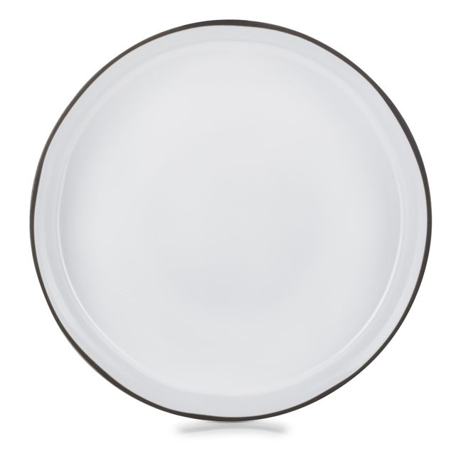 Assiette Caractère en porcelaine 15 cm - Set de 4 Blanc Cumulus