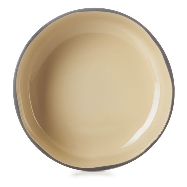 Caractère Porcelain Plates 14 cm - Set of 4 Nutmeg