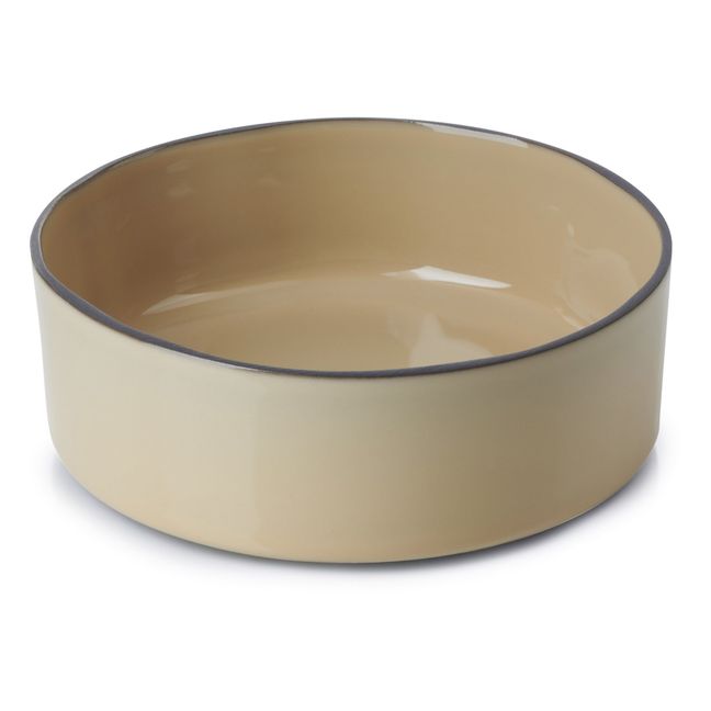 Piatto Caractère in porcellana 14 cm - Set da 4 | Taupe