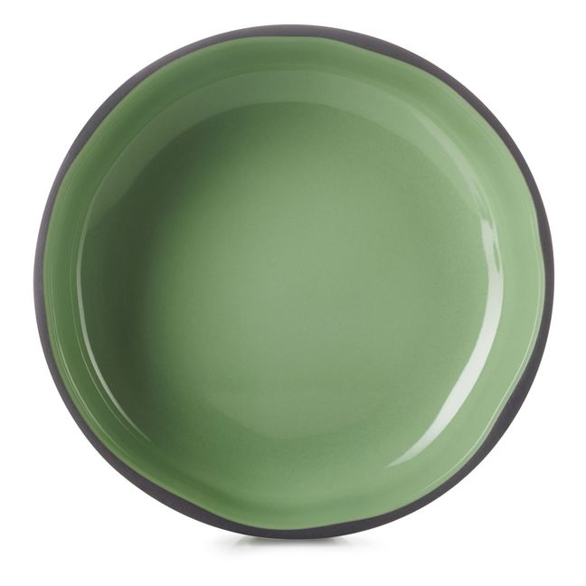 Assiette Caractère en porcelaine 14 cm - Set de 4 Vert Menthe