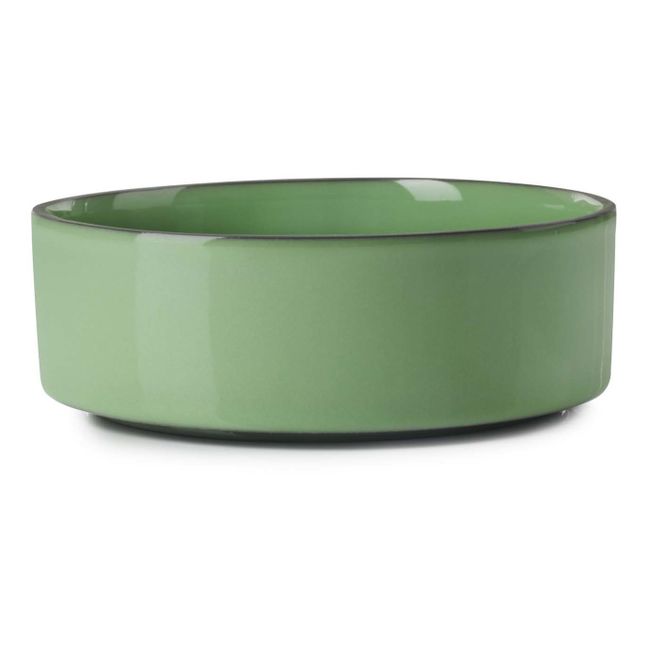 Caractère Porcelain Plates 14 cm - Set of 4 Mint Green
