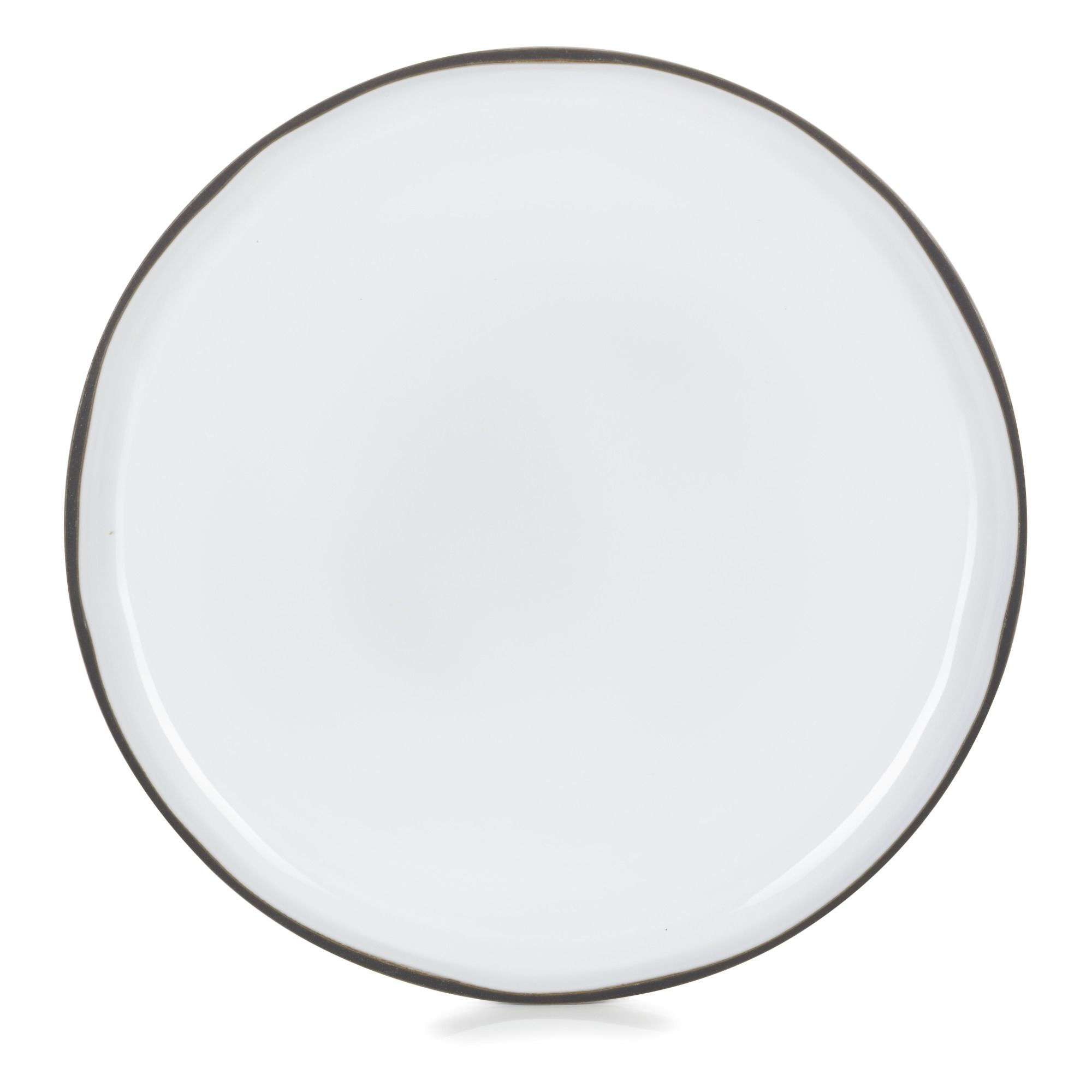 Revol - Assiette Caractère en porcelaine 26 cm - Set de 4 - Blanc Cumulus