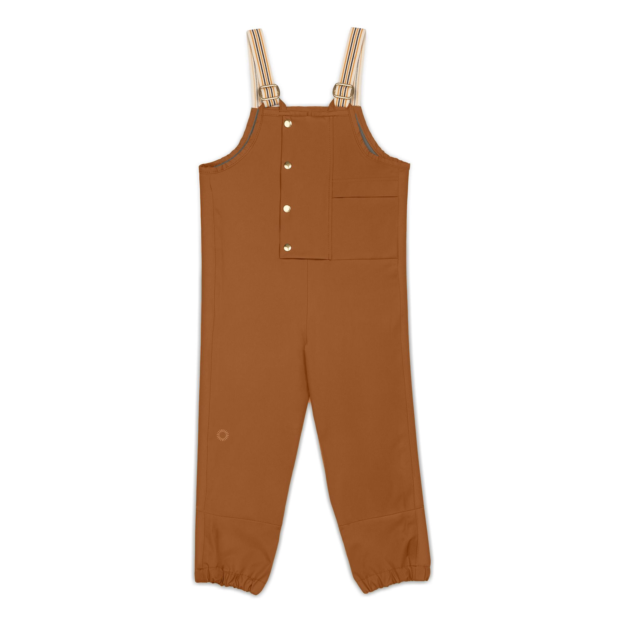 Faire Child - Salopette Dun Recyclée - Fille - Rouille