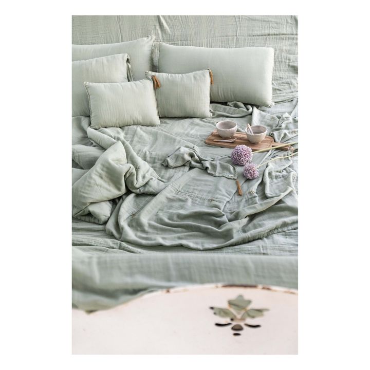 Numero 74 - Couffin, matelas et parure pour poupée - Sage Green S049