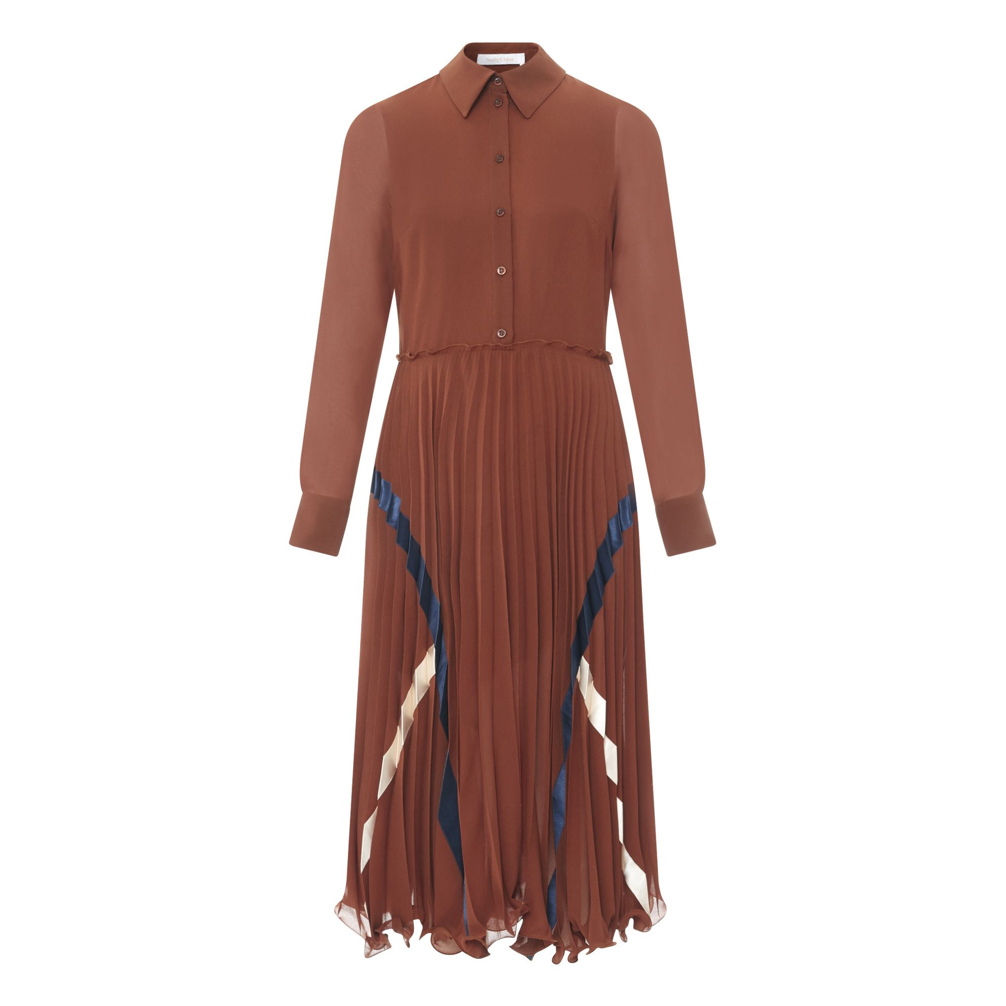 see by chloe pleated dress