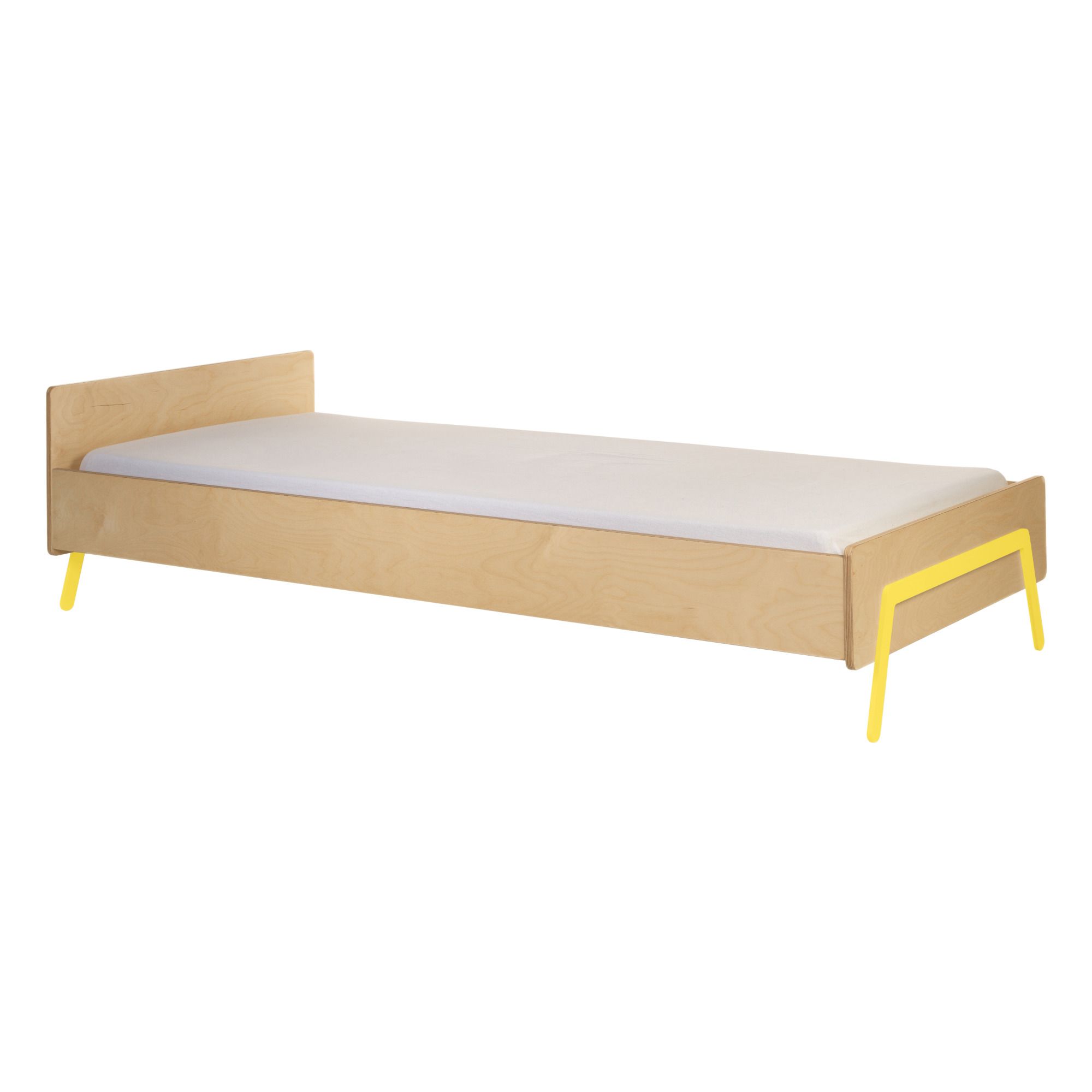 In2Wood - Lit Sweet Dreams 90x200 cm - Jaune