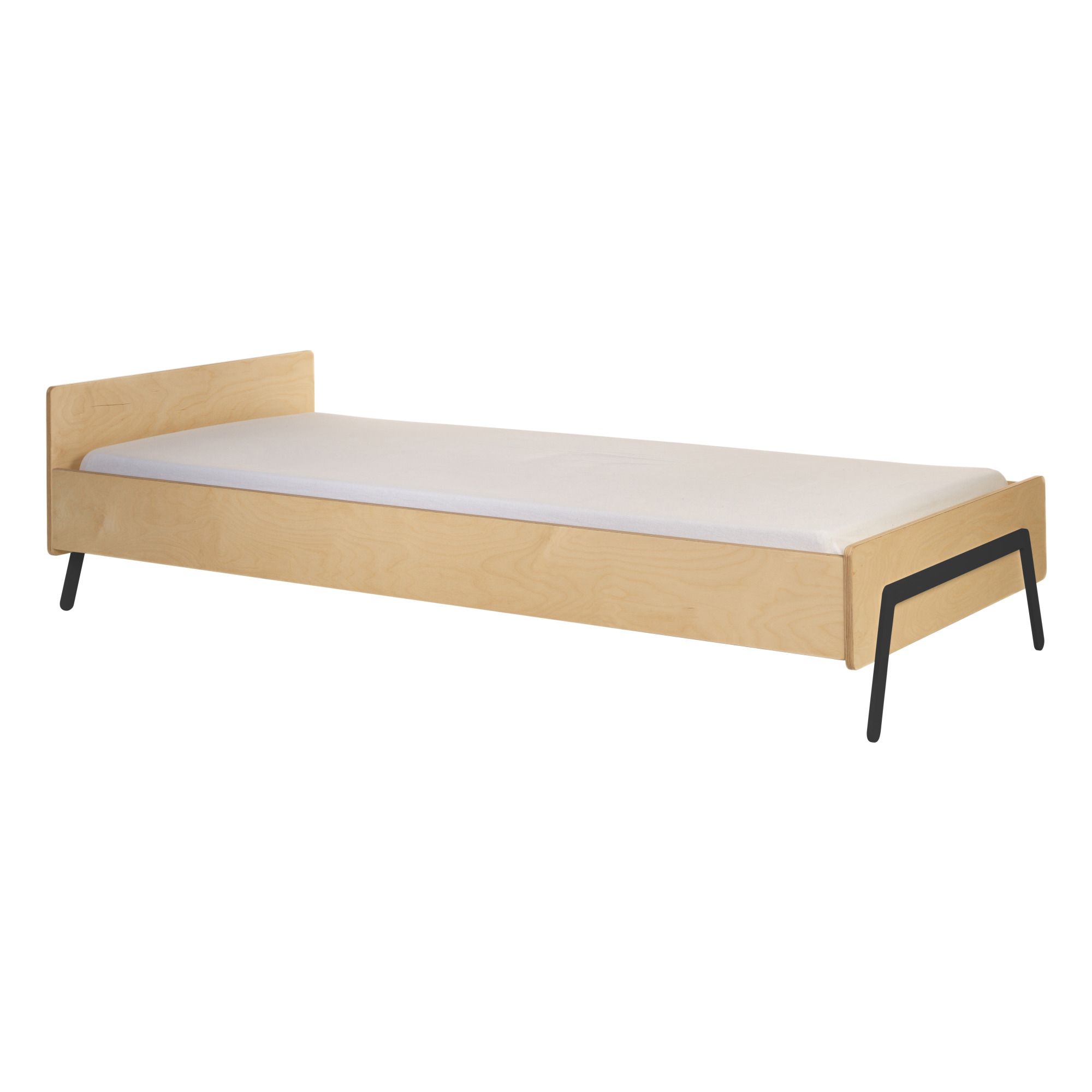 In2Wood - Lit Sweet Dreams 90x200 cm - Noir