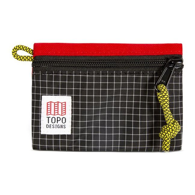 Micro Zipped Pouch Red