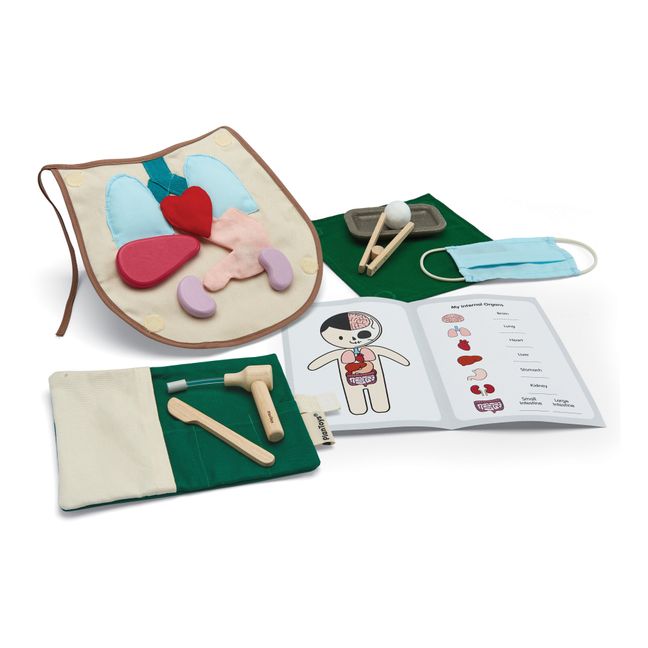 Il mio kit da chirurgo in legno di albero della gomma