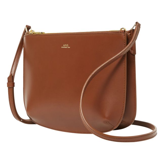Tasche Sarah aus Leder | Haselnussbraun
