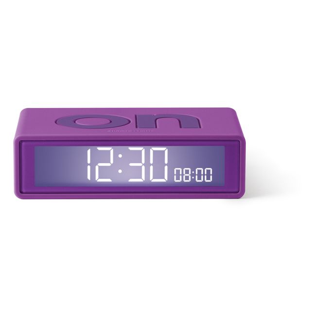 Flip+ Travel Alarm Clock Purple