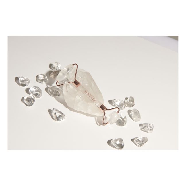 Roller de massage Cristal de roche | Transparent