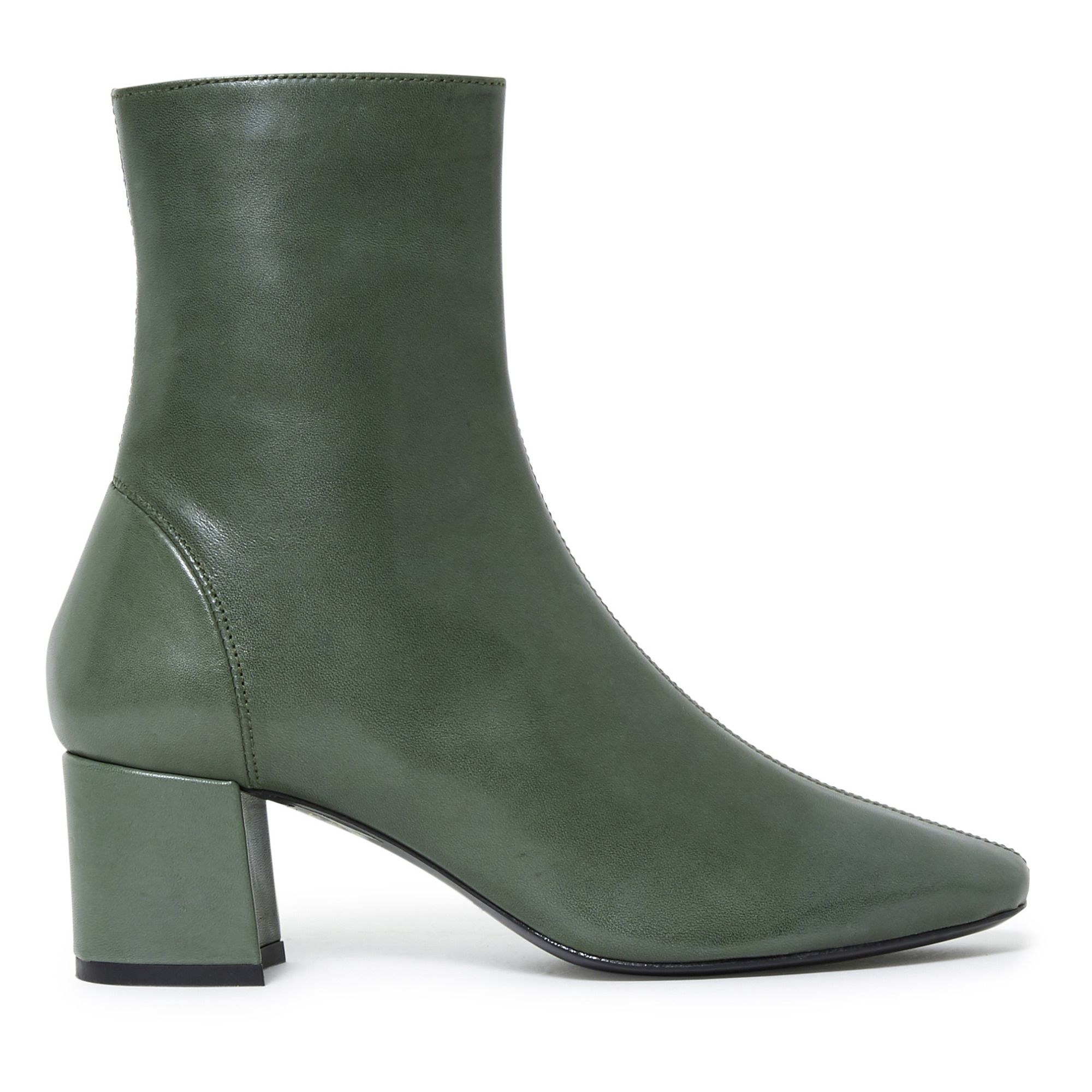 Roseanna - Boots Puppy Cuir - Femme - Vert kaki