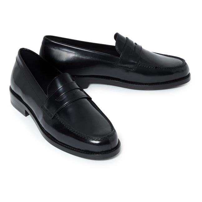 Leather Loafers | Black