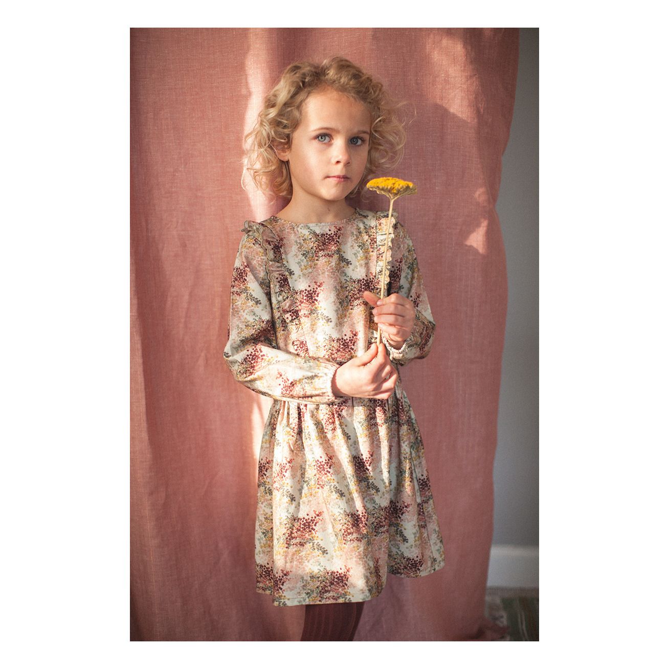 Louisa Dress Pink Marlot Paris Fashion Baby , Children