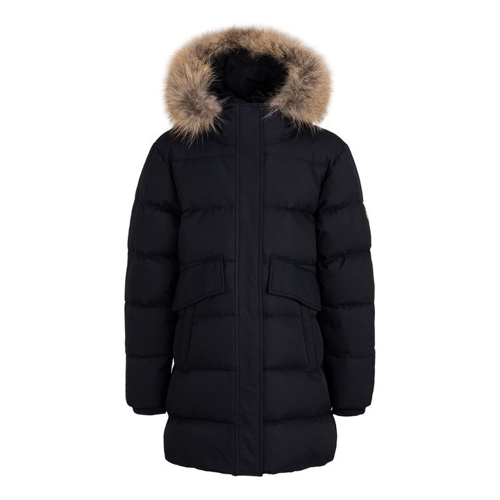 Grenoble Fur Jacket | Navy blue