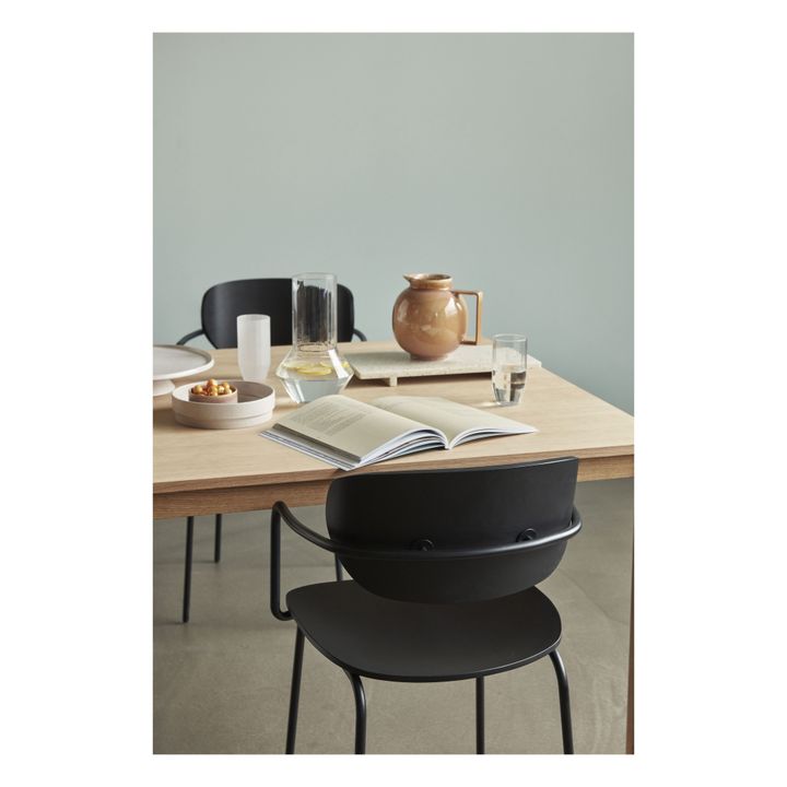 Stuhl aus Eschenholz FSC | Schwarz- Produktbild Nr. 2