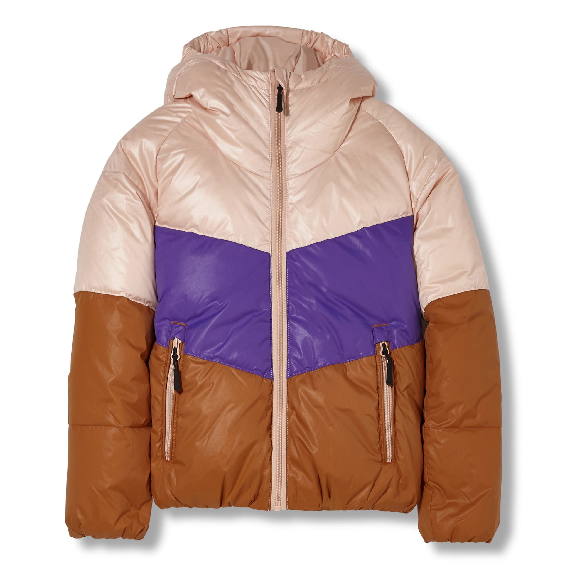 Finger in the nose - Exclusivité Finger x Smallable - Doudoune Réversible Snowdance - Fille - Rose p