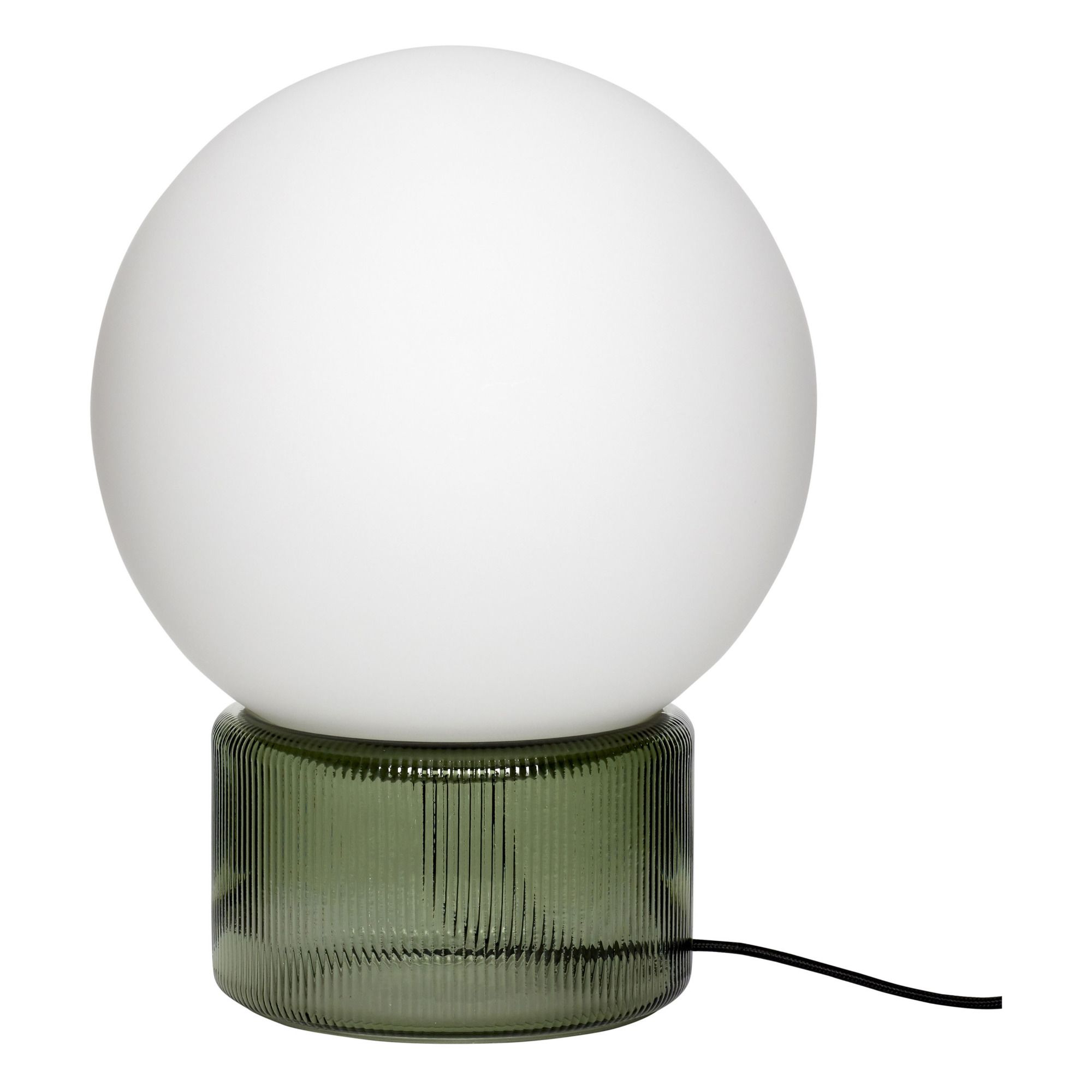 Hubsch - Lampe à poser en verre opalin - Vert