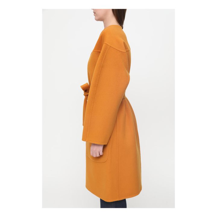 Belted Wool and Cashmere Coat | Saffron