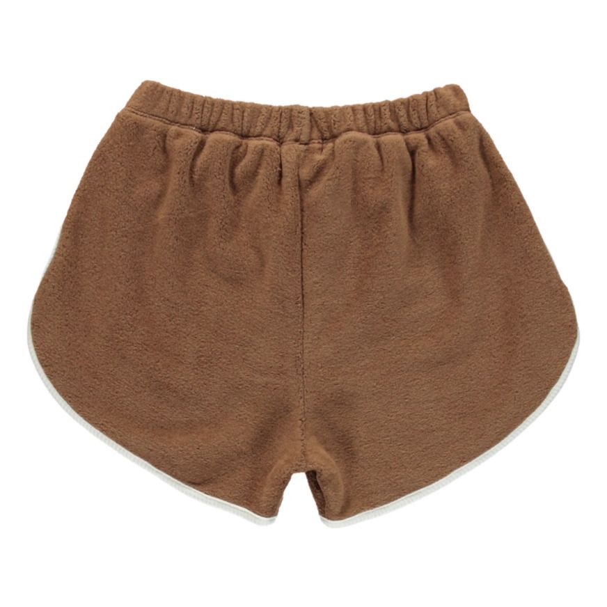 Juju Shorts in Organic Cotton Fleece Brown We Are Kids Fashion