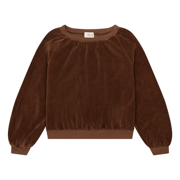 velour sweatshirt