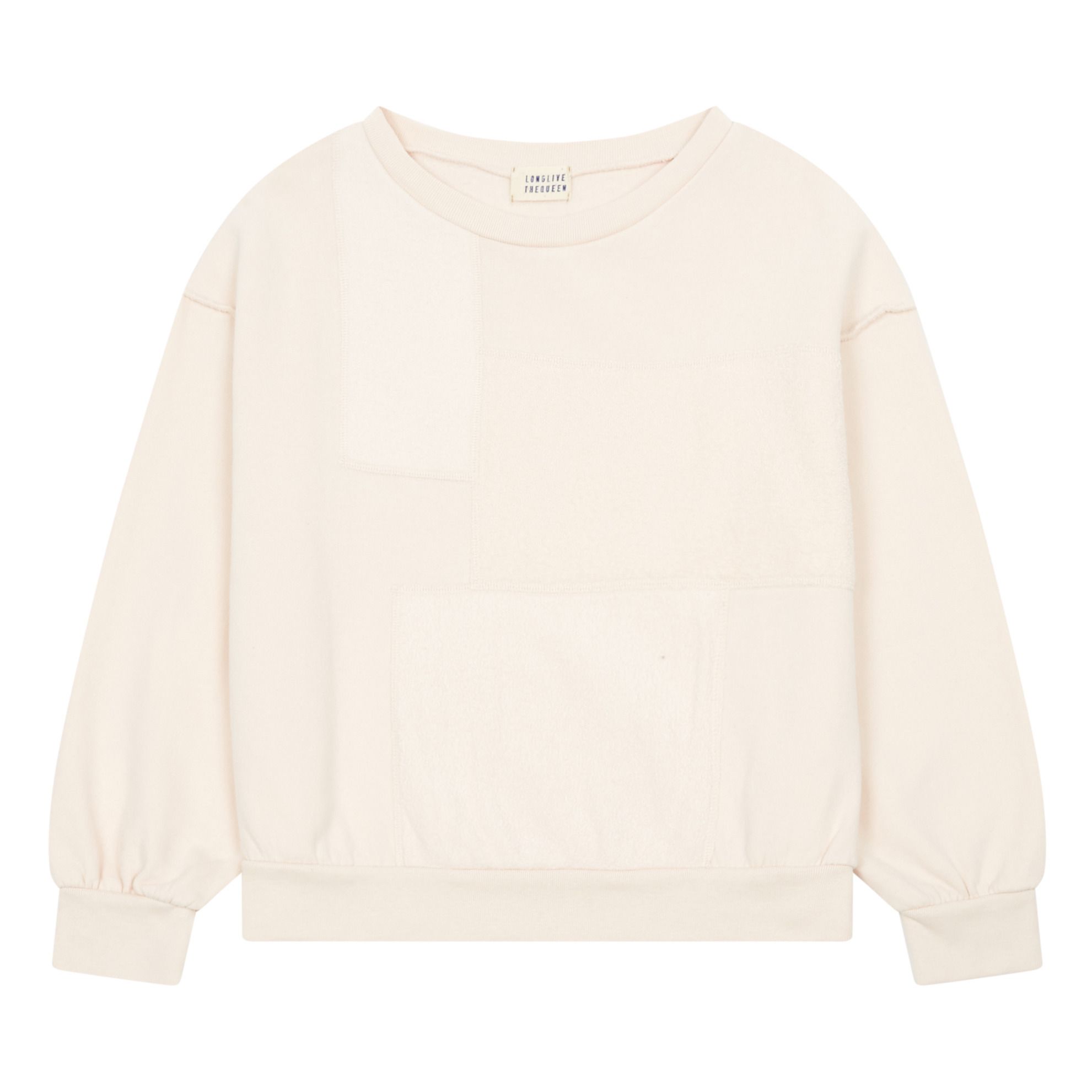 Longlivethequeen - Sweat Coton Bio - Fille - Crème
