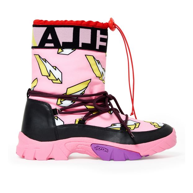 kids pink snow boots