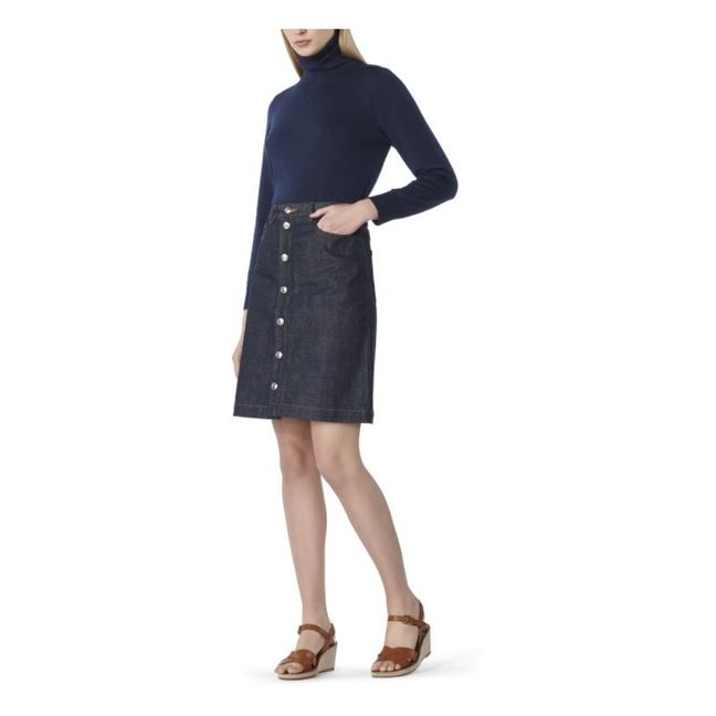 Rock Thérèse Denim | Indigoblau