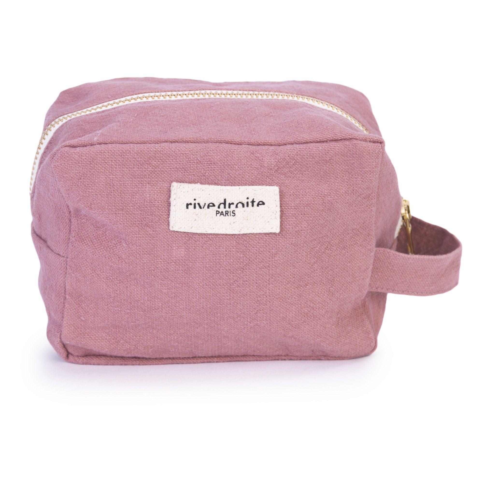 Rive Droite - Trousse Make-up Tournelles en coton recyclé - Garçon - Bois de rose