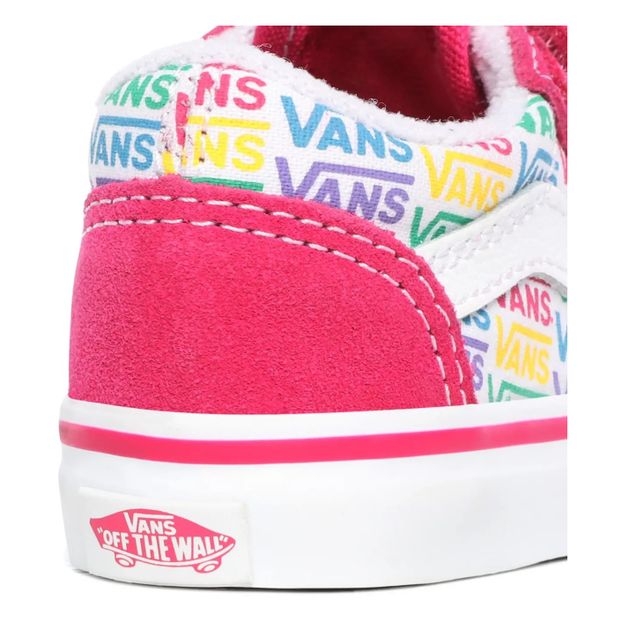 vans old skool pink and blue