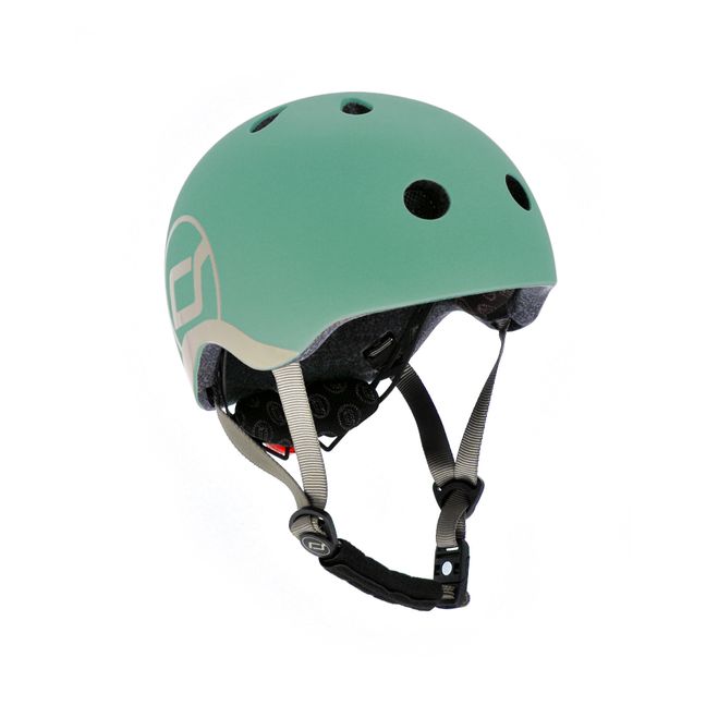 Helmet Chrome green