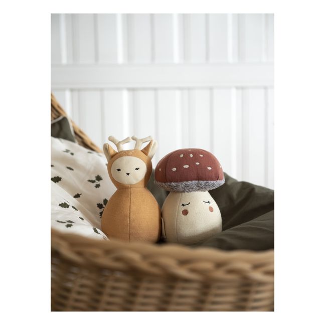 Stehaufmännchen aus Bio-Baumwolle Pilz
