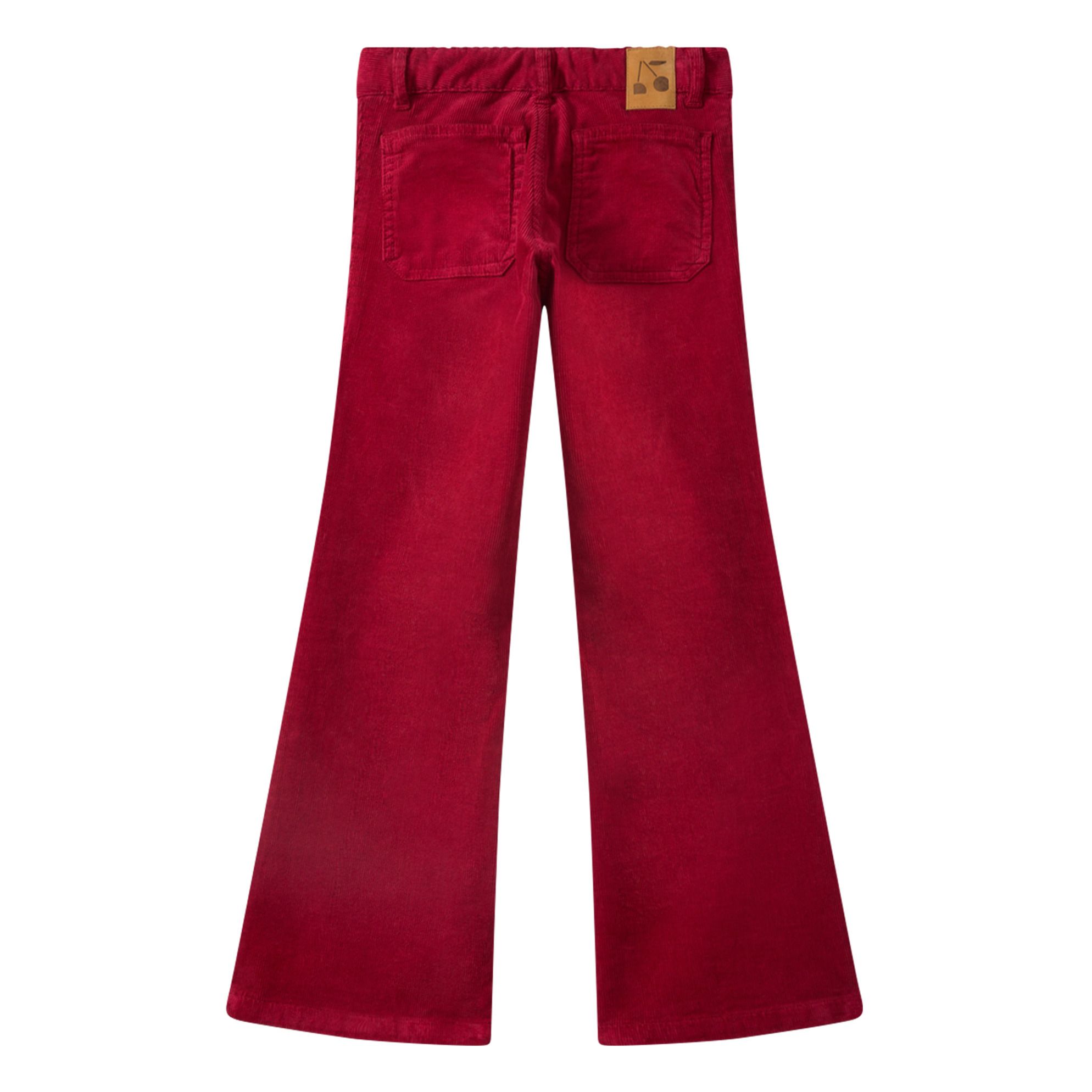 Effile Flared Trousers Red Bonpoint 