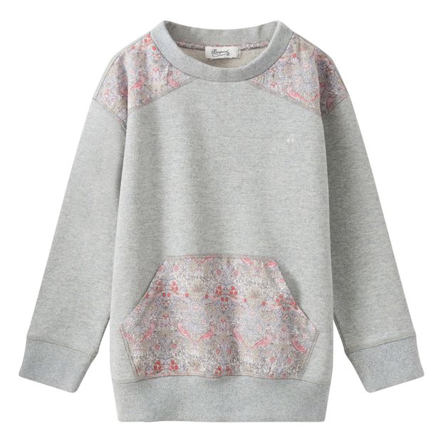 grey glitter jumper