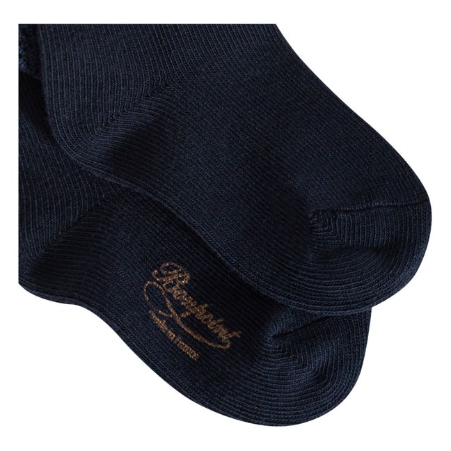 Lace Socks | Navy blue