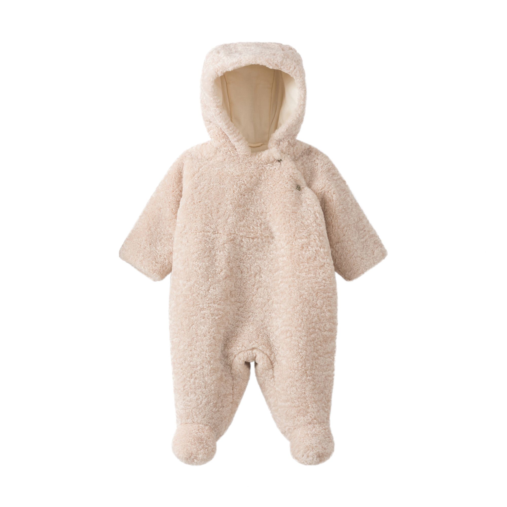 furry baby snowsuit