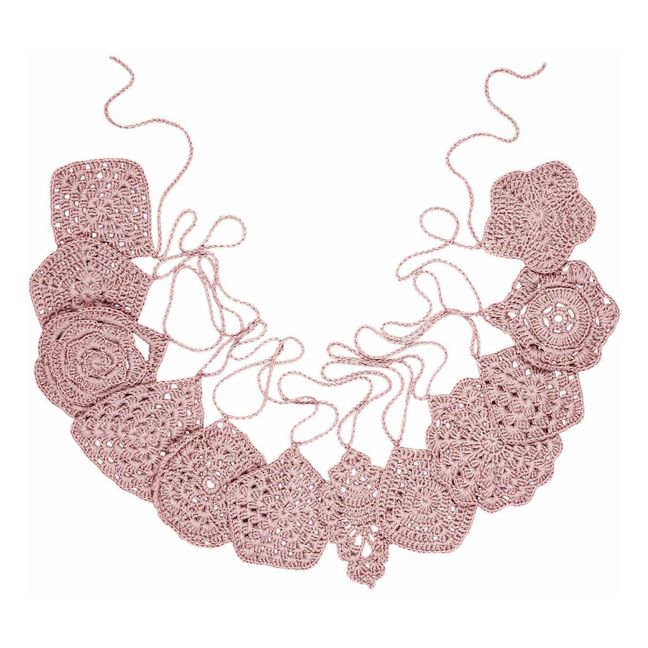 Handgehäkelte Girlande | Dusty Pink S007