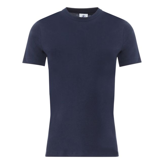 T-shirt Icona con scollo rotondo - Collezione Adulto  | Blu marino