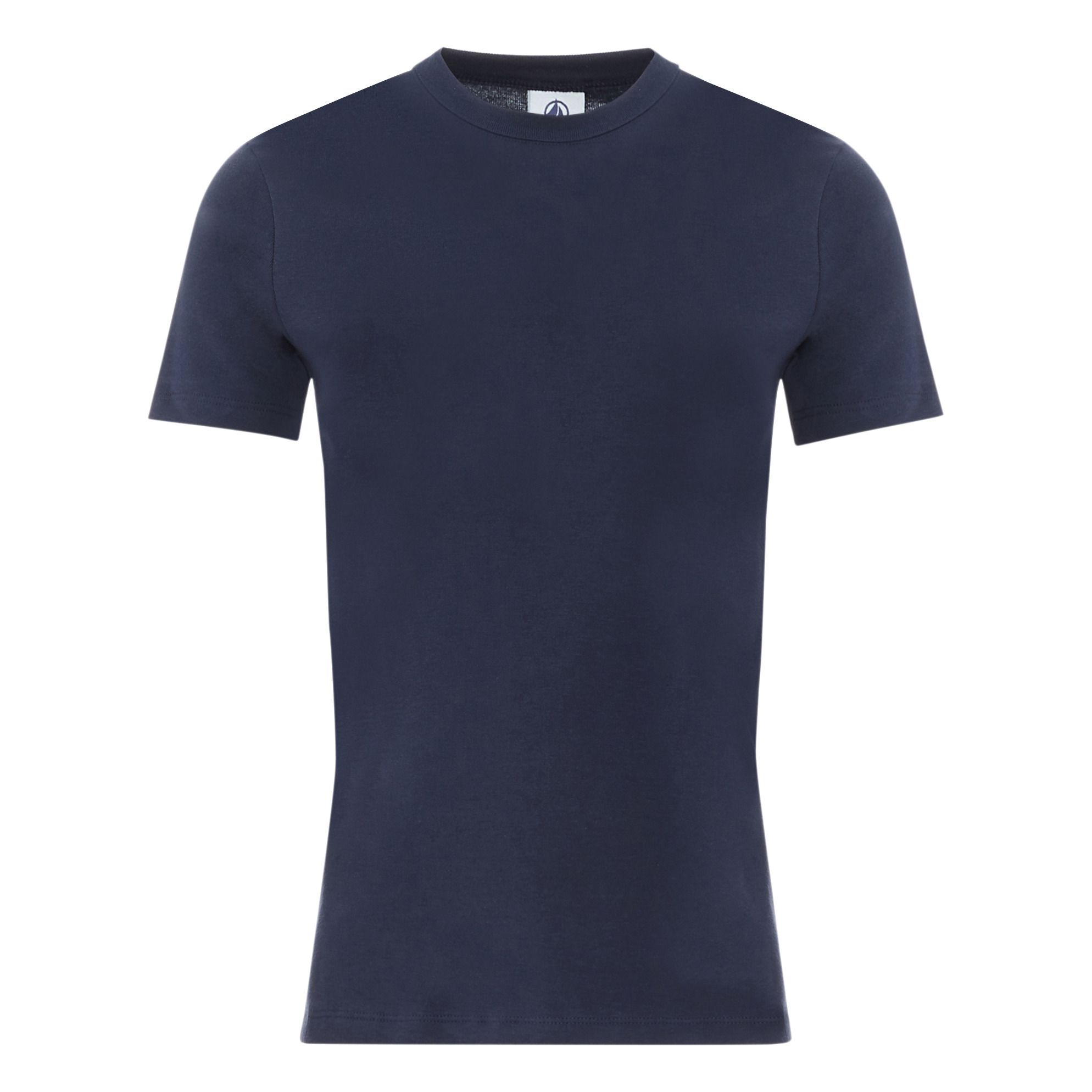 Petit Bateau - T-Shirt Uni - Collection Adulte - - Femme - Bleu marine