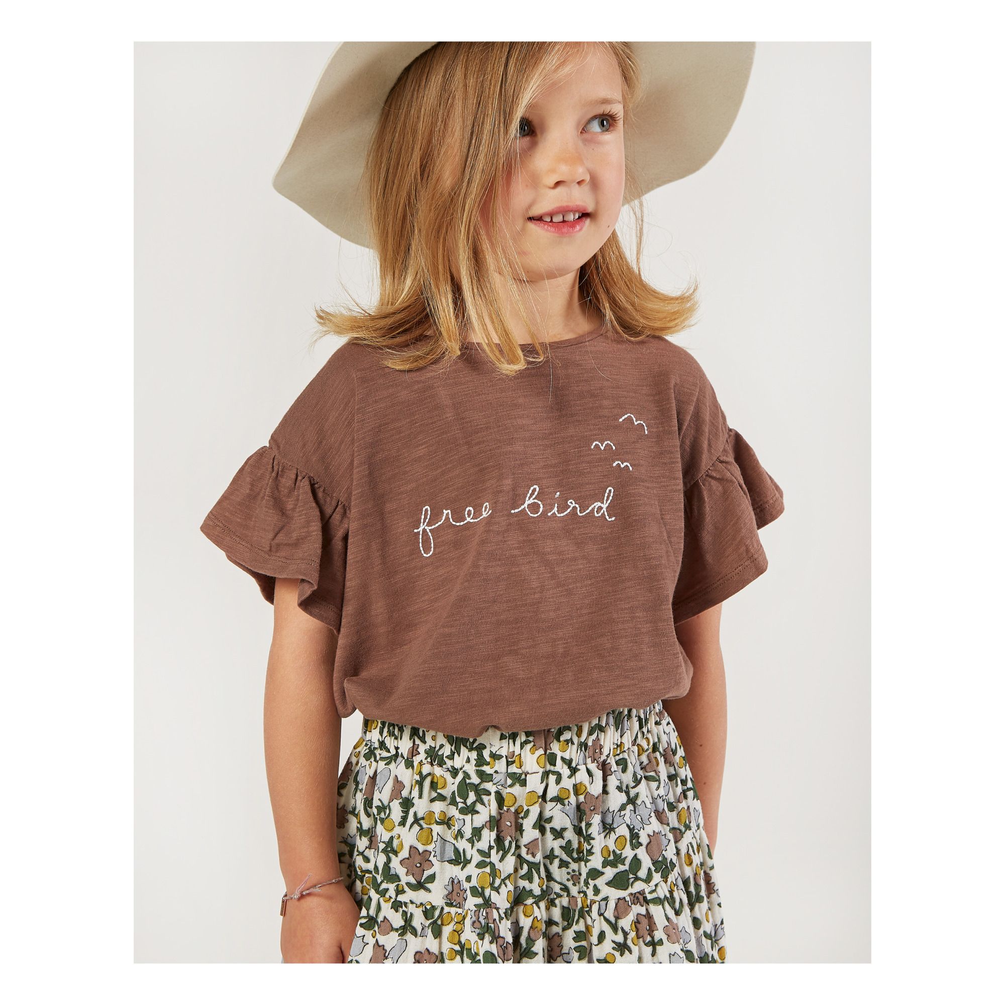 Free Bird T-shirt Chocolate Rylee + Cru Fashion Baby , Children