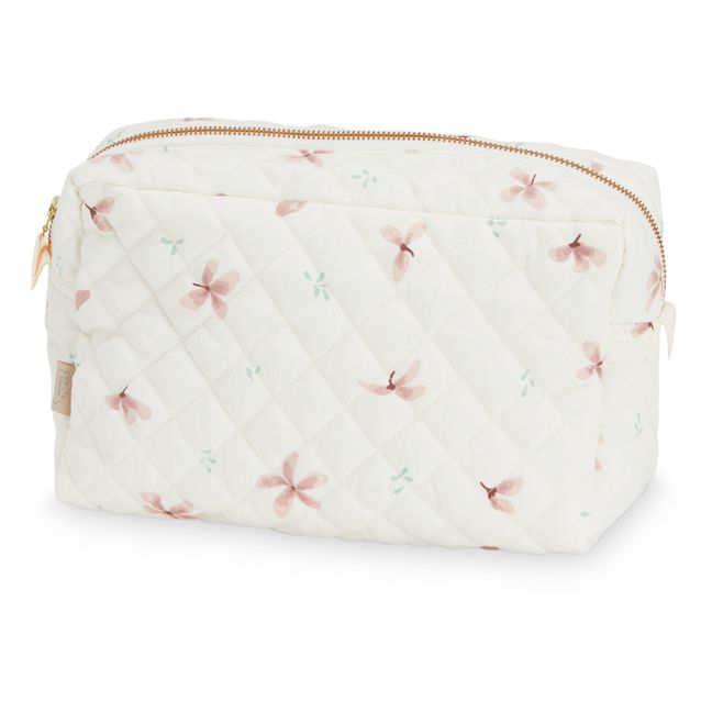 Trousse da bagno Windflower in cotone bio | Crema