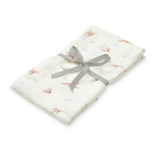 Windflower Organic Cotton Muslin Swaddling Cloth | Cream